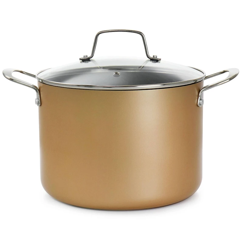 Martha Stewart Copper 12 Piece Hard Anodized Nonstick Aluminum Cookware Set