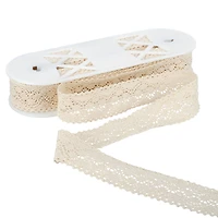 1.7" Scalloped Ivory Crochet Lace Trim by Celebrate It®