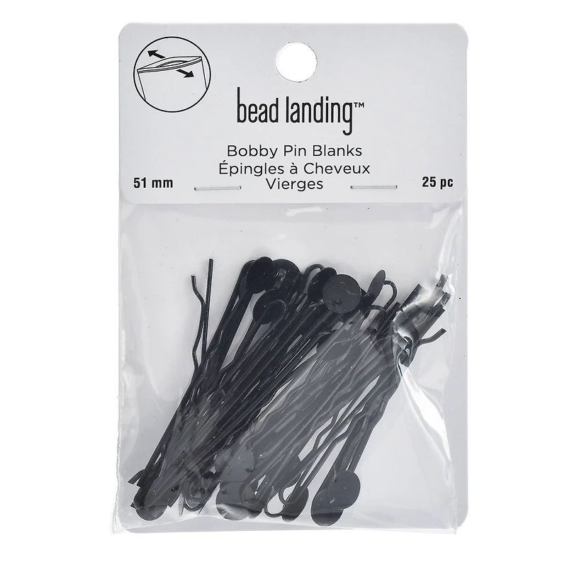 Bobby Pins with 8mm Circle Blanks