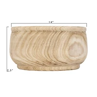 Hello Honey® Natural Paulownia Wood Planter