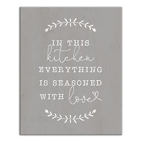 Seasoned With Love 16" x 20" Canvas Wall Art