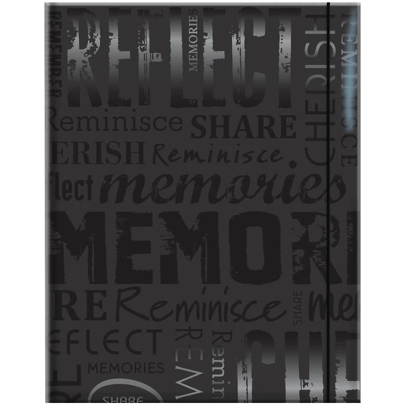 MBI® Black Embossed Gloss Expressions Memories Photo Album