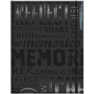 MBI® Black Embossed Gloss Expressions Memories Photo Album