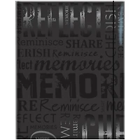 MBI® Black Embossed Gloss Expressions Memories Photo Album