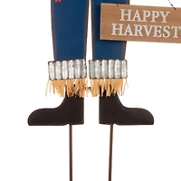 36" GlitzHome® Happy Harvest Scarecrow Yard Stake