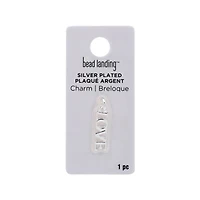 Silver Plated Love Charm by Bead Landing™