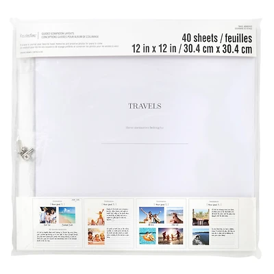 12" x 12" Travel Memories Guided Scrapbook Layouts by Recollections™