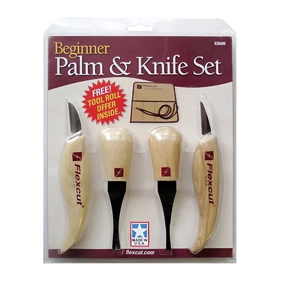 FlexCut® Beginner Palm & Knife Set, 4ct.