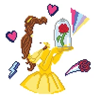 Camelot® Dots Intermediate Belle Friend POW-ER Dotz Box Diamond Painting Kit