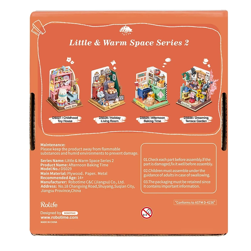 Rolife® Afternoon Baking Time DIY Miniature Kit