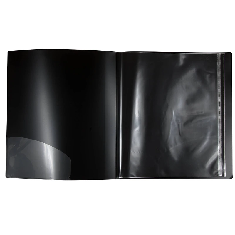 JAM Paper Black 14" x 17" Display Book with 24 Pages