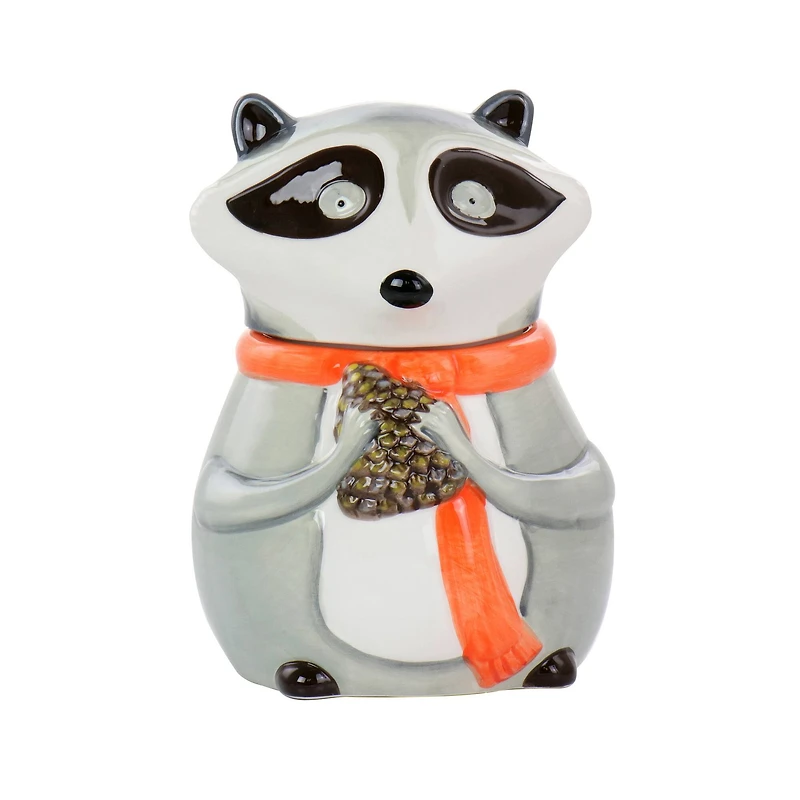 Gibson Home® Woodland Raccoon Durastone Cookie Jar