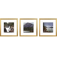 6 Packs: 3 ct. (18 total) Gallery™ Gold Frame with Mat by Studio Décor®