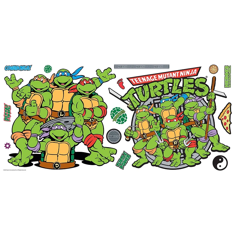 RoomMates Teenage Mutant Ninja Turtles Peel & Stick Giant Wall Decals