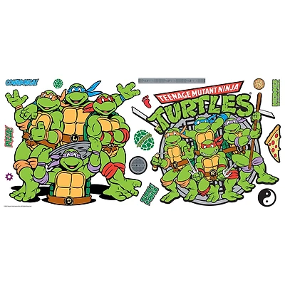 RoomMates Teenage Mutant Ninja Turtles Peel & Stick Giant Wall Decals