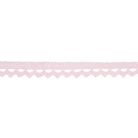 0.3" Pink Scalloped Crochet Trim by Celebrate It®