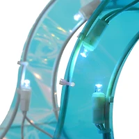 26" 3D Iridescent Sleigh with 105 Cool White UL LED Lights