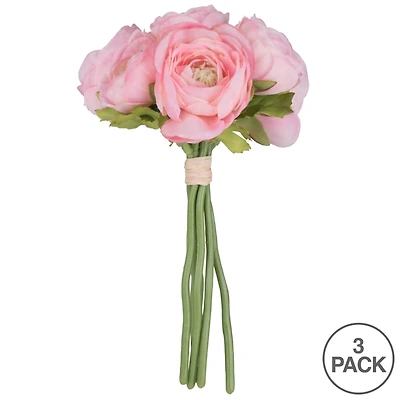 Mini Pink Ranunculus Bundle, 3ct.