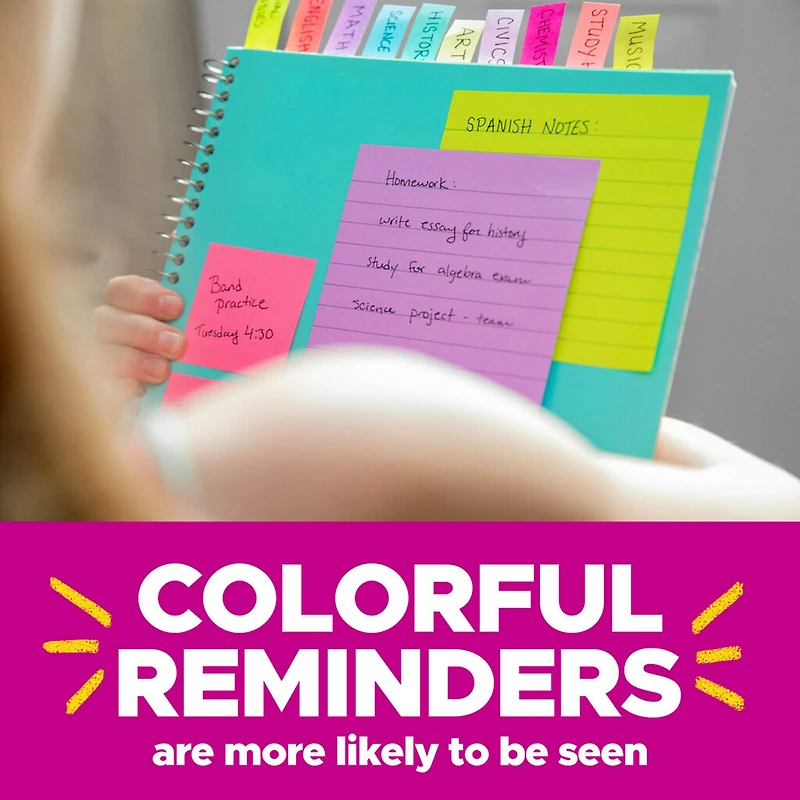 Post-It® Energy Boost Collection Super Sticky Notes