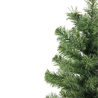 18" Unlit Mini Canadian Pine Medium Artificial Christmas Tree with Faux Wood Base