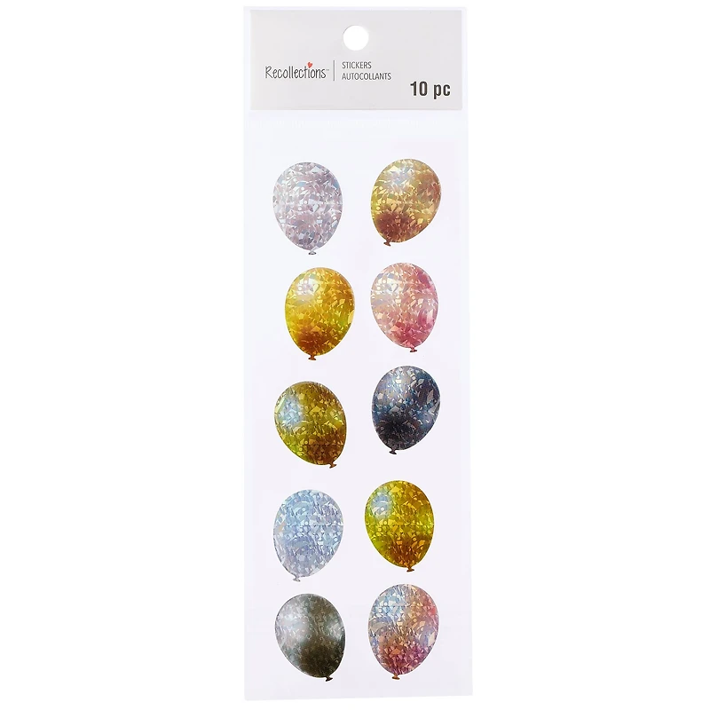 Holographic Balloon Stickers by Recollections™