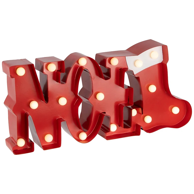 Lighted "Noel" Christmas Decoration - 16"