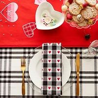 DII® 54" Hearts Embellished Table Runner