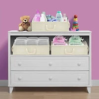 Sorbus 20" Trapezoid Storage Box with Cotton Rope