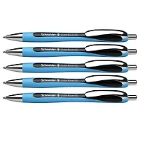 Schneider® Black Slider Rave XB Retractable Ballpoint Pens, 5ct.