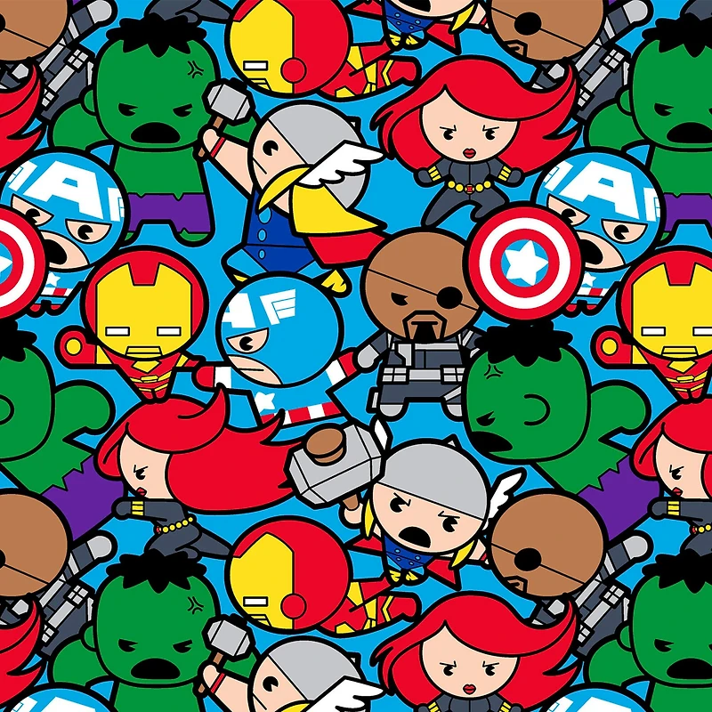 Springs Creative Marvel® Kawaii Characters Packed Cotton Fabric