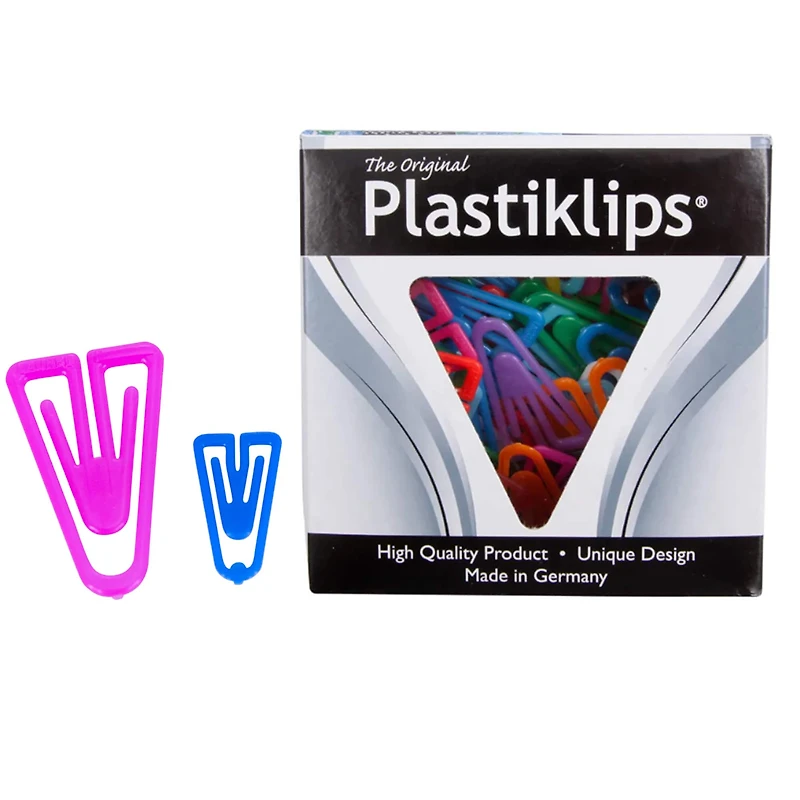 Baumgarten's Plastiklips® Assorted Size Paper Clips, 3 Packs of 315