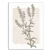 Simple Floral Still II 20" x 24" Canvas Wall Art