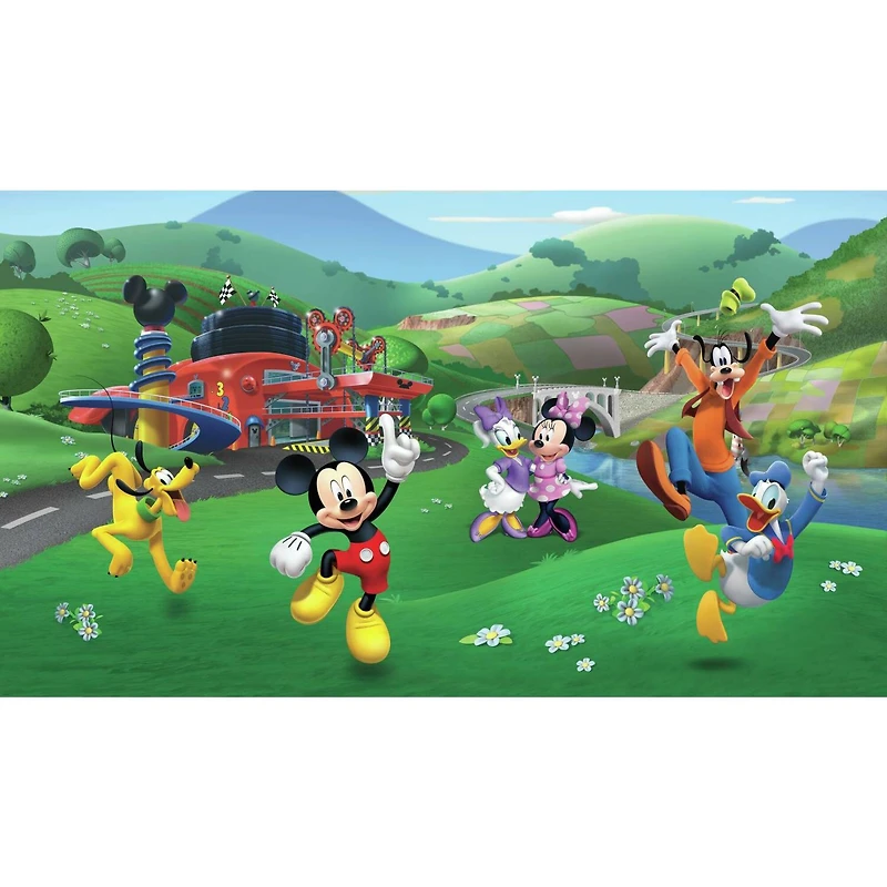 RoomMates Mickey And The Roadster Racers XL Prepasted Wall Mural