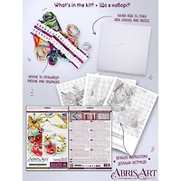 Abris Art Summer Wreath Counted Cross Stitch Kit