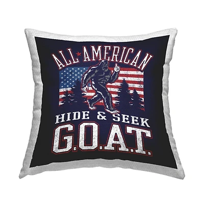 Stupell Industries Hide & Seek Monster Outdoor Printed Pillow