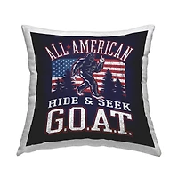 Stupell Industries Hide & Seek Monster Outdoor Printed Pillow