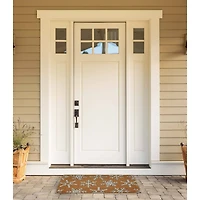 DII® Silver Snowflakes Glitter Doormat