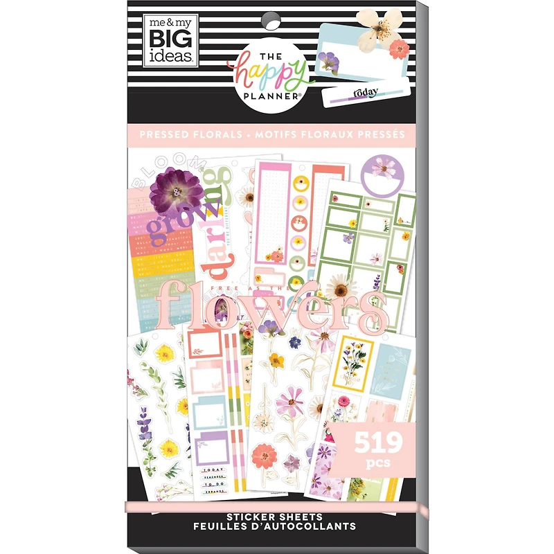 The Happy Planner® Pressed Florals Value Pack Stickers
