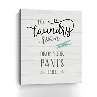 Drop Your Pants Canvas Giclee