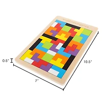 Toy Time 40 Piece Rainbow Pentominoes