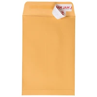 JAM Paper 6" x 9" Brown Kraft Manila Open End Catalog Envelopes