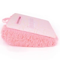 Make It Real™ 3C4G: Pink & Gold Deluxe Fur Lap Desk