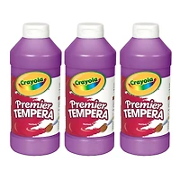 Crayola® 16oz. Violet Premier Tempera Paints, 3ct.