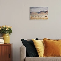 Stupell Industries Wild Horses Roaming Across Western Landscape Wall Plaque