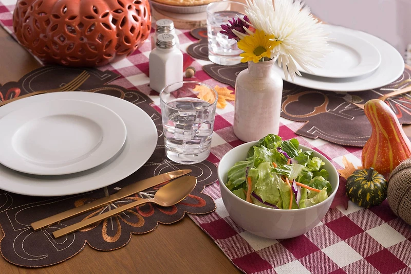 DII® Gobble Gobble Embroidered Placemat (Set of 4)