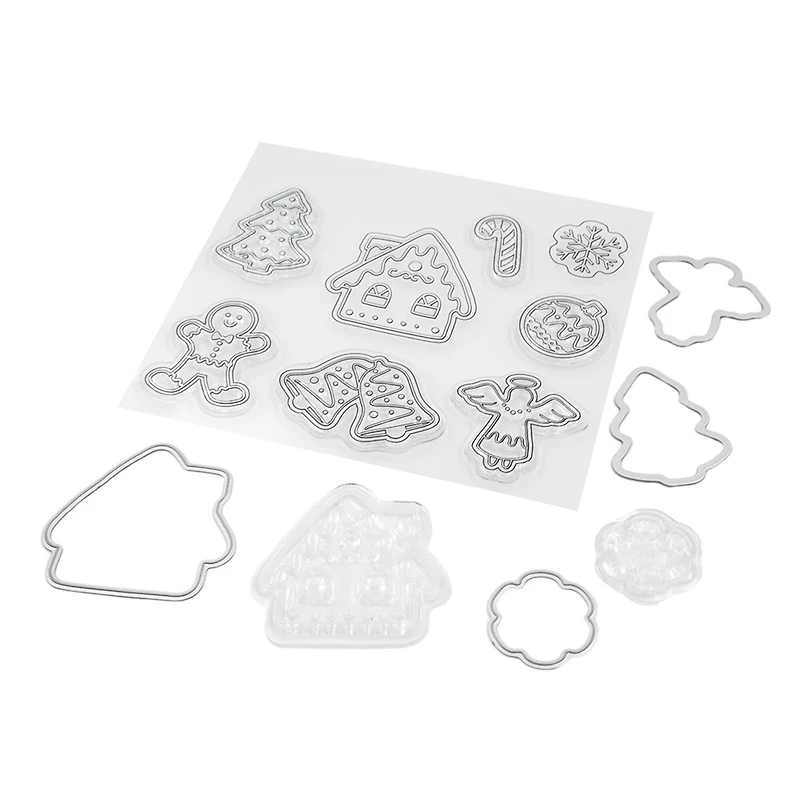 Gingerbread Clear Stamp & Die Set by Recollections™