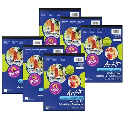 UCreate® 9" x 12" Watercolor Pads, 6ct.