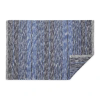 DII® Variegated Stripe Handwoven Recycled Yarn Rug