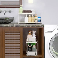 NEX™ 2-Tier Under Sink Cabinet Organizer with Sliding Basket Drawer