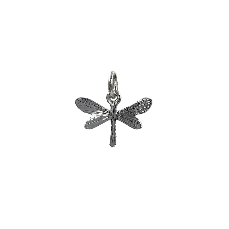 Charmalong™ Silver Plated Dragonfly Charm by Bead Landing™